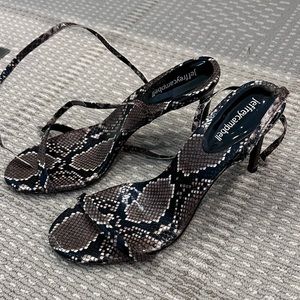 EUC JEFFREY CAMPBELL SNAKE STRAPPY HEALs